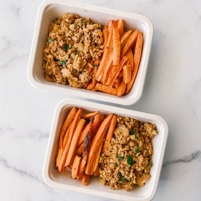 Asian Chicken Lettuce Wraps and Roasted Carrots Power Pack