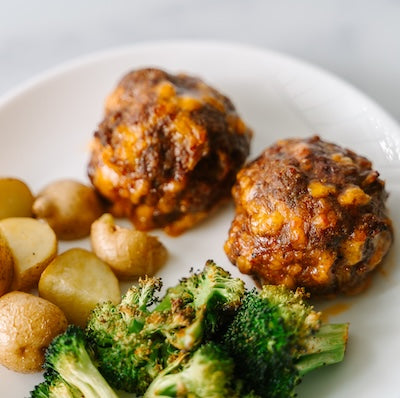 BBQ Cheddar Meatloaves