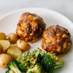 BBQ Cheddar Meatloaves