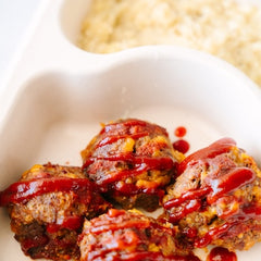 BBQ Cheddar Meatloaves and Mashed Potatoes Power Pack