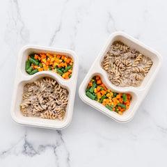 Beef Stroganoff and Steamed Veggie Power Pack