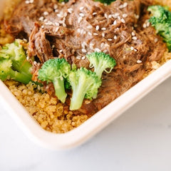 Broccoli Beef and Steamed Quinoa Power Pack