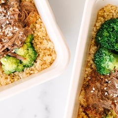 Broccoli Beef and Steamed Quinoa Power Pack