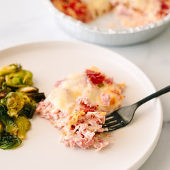 Cheesy Reuben Bake