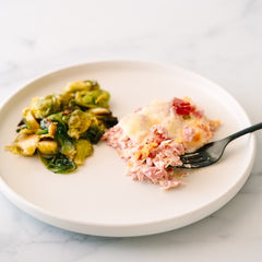 Cheesy Reuben Bake