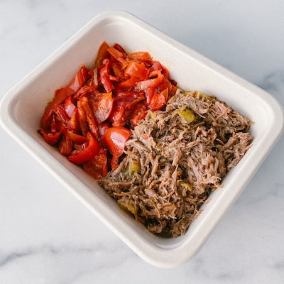 Mississippi Pot Roast and Roasted Red Peppers