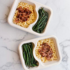Pork Butt Mac and Cheese and Green Beans Power Pack