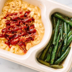 Pork Butt Mac and Cheese and Green Beans Power Pack