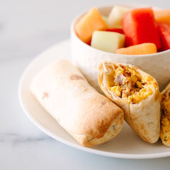 Three Little Pigs Breakfast Burritos