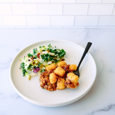 Bacon Cheeseburger Tots