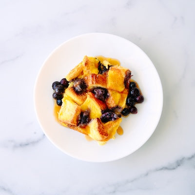 Blueberry Cream Cheese French Toast Casserole