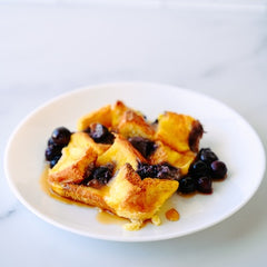 Blueberry Cream Cheese French Toast Casserole