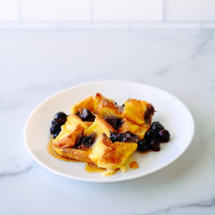 Blueberry Cream Cheese French Toast Casserole