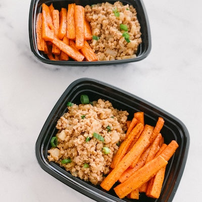 Asian Chicken Lettuce Wraps and Roasted Carrots Power Pack