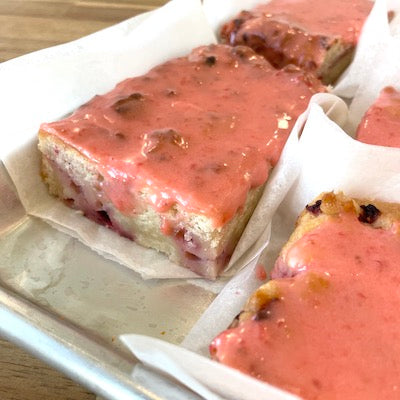 Sprinkled Confections Ready-to-Bake Strawberry Lemon Blondies